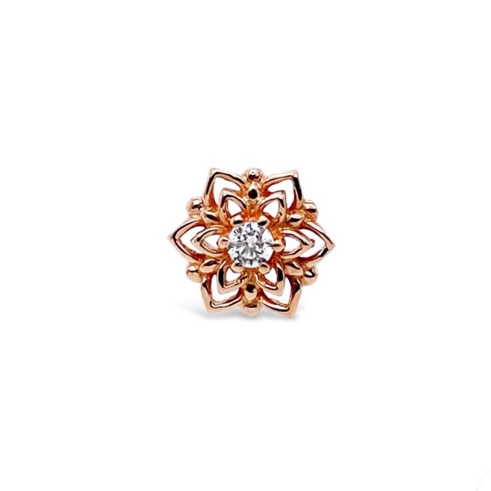 MANDALA THREADLESS END WITH CZ